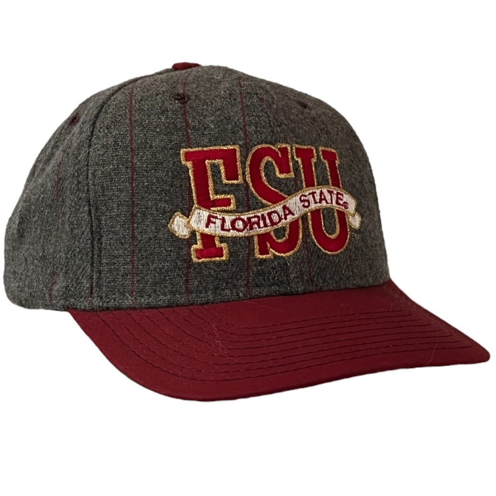 Florida State University FSU Hat Ball Cap Vintage NWOT snap back SZ adju…